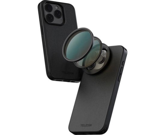Telesin magnetic filter frame case for iPhone 15 Pro