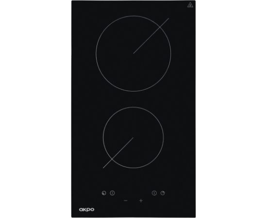 Akpo PKA 30 830/2 hob Black Built-in 30 cm 2 zone(s)