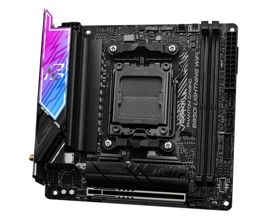 Asrock Phantom Gaming B850I Lightning WiFi AMD B850 Socket AM5 mini ITX
