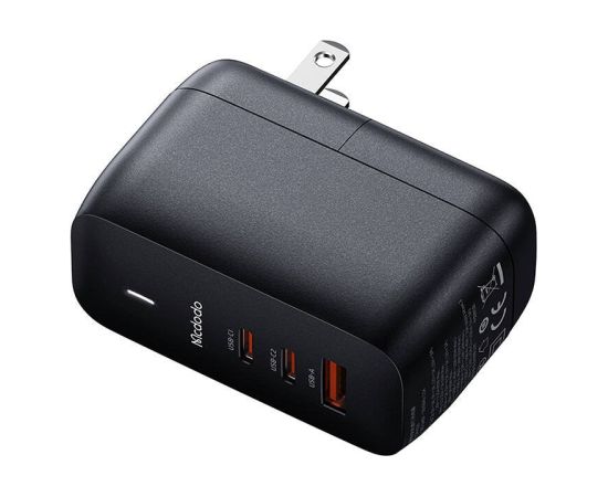 Mcdodo CH-8442 Tīkla lādētājs 65W / USB-C 2m / UK/US/EU Telefonu lādētāji 220v