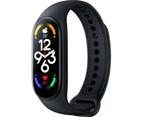 Fusion Wave Siksniņa Pulkstenim Xiaomi Mi Band 7 Melns