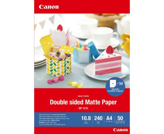 Canon фотобумага MP-101 A4 Double Sided Matt 240 г 50 листов