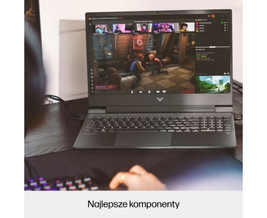 HP Victus 15-fa1151nw i5-13420H 15,6"FHD AG IPS 144Hz 16GB SSD512 RTX 4050_6GB BLKB 70Wh Win11