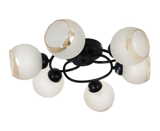 Gr.l.-BLEKO 6x60W E27 melna