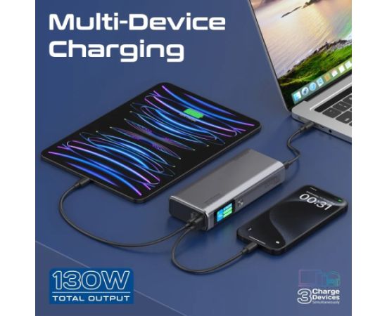 Promate Titan-130 Переносная зарядная батарея 130W / 20000mAh / USB-C PD / QC3.0