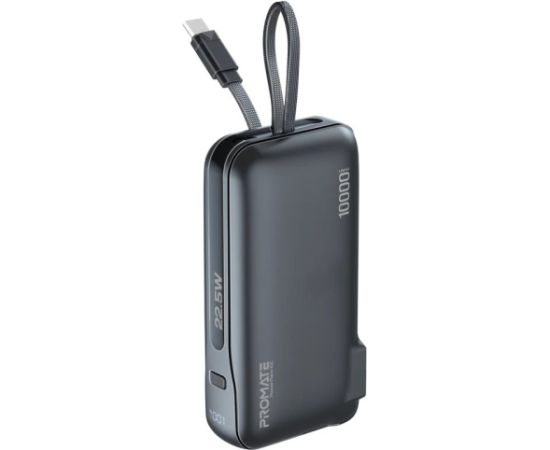 Promate PowerPack-10C Ārējas uzlādes baterija 22W / 10000mAh / USB-C PD / 220V EU/US/UK