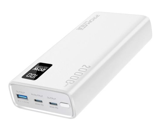 Promate Bolt-20PD Ārējas uzlādes baterija 20000mAh / USB-C PD 20W