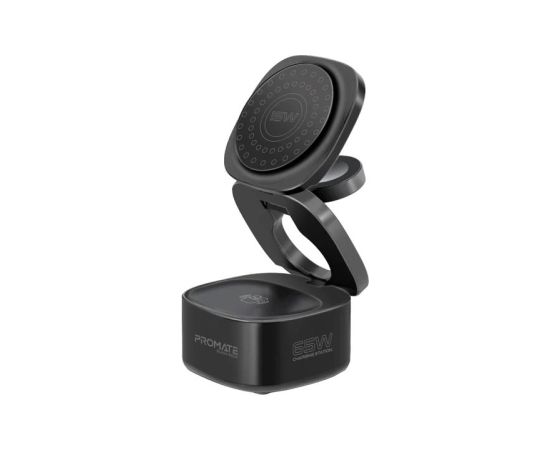Promate Rubix-65W 4-in-1 GaNFast™ Foldable Bezvadu uzlādes stacija