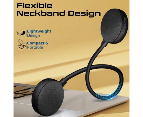 Promate Hook2 Dynamic Neckband Bezvadu stereo skaļrunis
