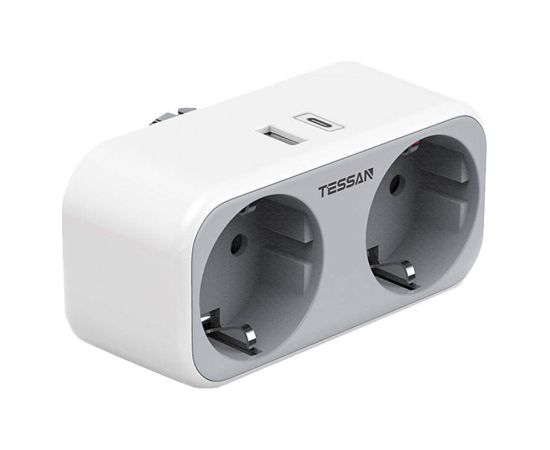 Tessan Wall Socket TS-WS02DE01 Strāvas pagarinātāji
