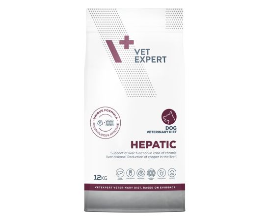 VET EXPERT Veterinary Diet Hepatic Dog - dry dog food - 12kg