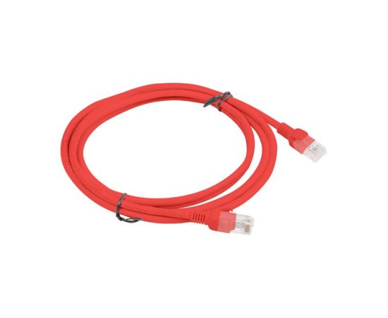 PATCHCORD KAT.6 UTP 2M CZERWONY FLUKE PASSED LANBERG 10-PACK