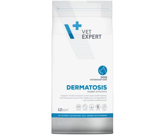 VET EXPERT Veterinary Diet Dermatosis Dog Rabbit & Potato - dry dog food - 12 kg