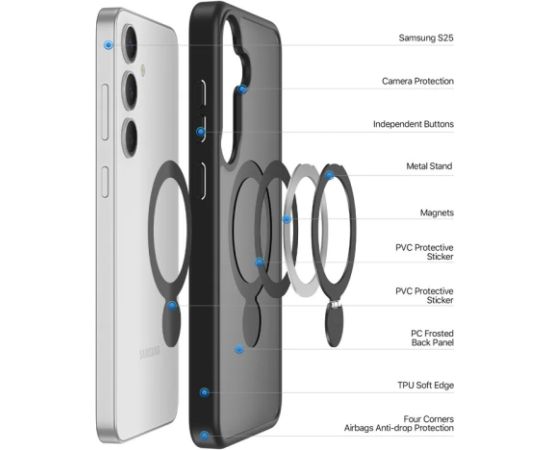 Чехол Dux Ducis Yind With Magnetic Stand для Samsung S931 S25 черный