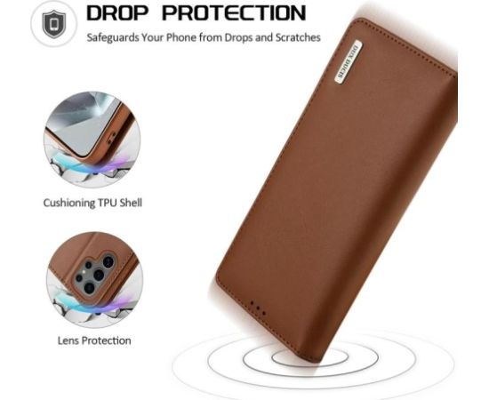 Case Dux Ducis Hivo for Samsung S938 S25 Ultra brown