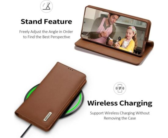 Case Dux Ducis Hivo for Samsung S938 S25 Ultra brown