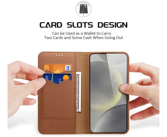 Case Dux Ducis Hivo for Samsung S936 S25+ brown