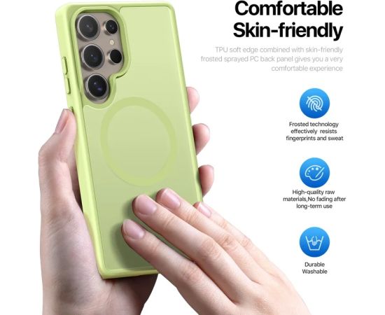 Чехол Dux Ducis Yind для Samsung S938 S25 Ultra зеленый