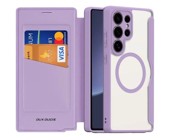 Чехол Dux Ducis Skin X Pro для Samsung S938 S25 Ultra фиолетовый