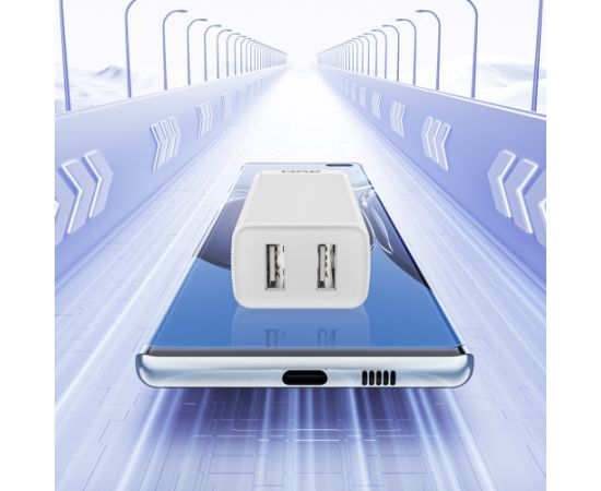 Сетевая зарядка Awei C15-EU 10W 2xUSB-A белая