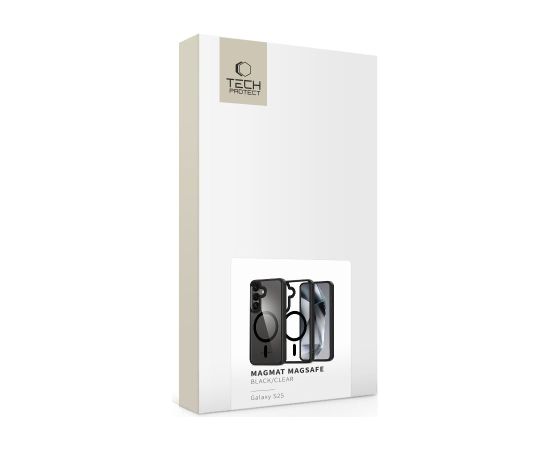 TECH-PROTECT MAGMAT MAGSAFE GALAXY S25 BLACK|CLEAR