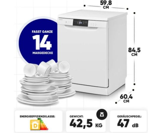 Dishwasher Bomann, white
