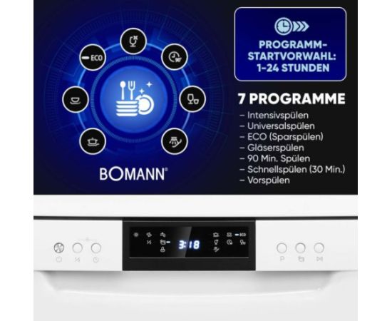 Dishwasher Bomann, white