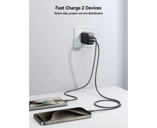Charger Joyroom JR-TCF13 25W USB-C/USB-A black