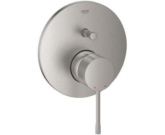Grohe iebūvējamā dušas maisītāja Essence virsapmetuma daļa, ar 2 ceļu pārslēdzēju, supersteel