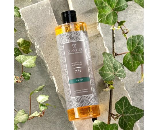 GLANTIER 771 PERFUME SHOWER OIL FOR MEN 400 ML - Масло для душа для мужчин