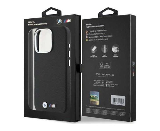 BMW M Edition Kevlar wrapped metal Maciņš priekš Apple iPhone 16 Pro Max