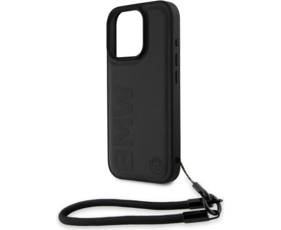 BMW Leather Signature and Strap Case maciņš priekš Apple iPhone 16 Pro