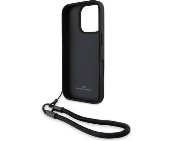 BMW Leather Signature and Strap Case maciņš priekš Apple iPhone 16 Pro