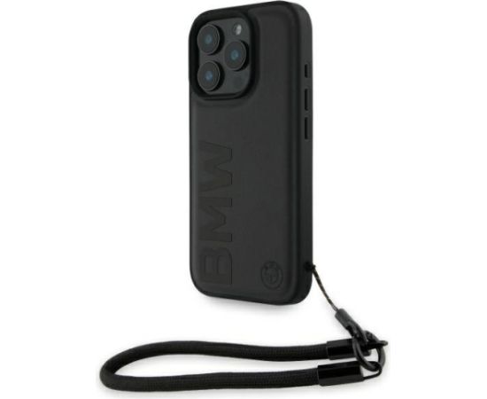 BMW Leather Signature and Strap Case Чехол Для Apple iPhone 16 Pro Max