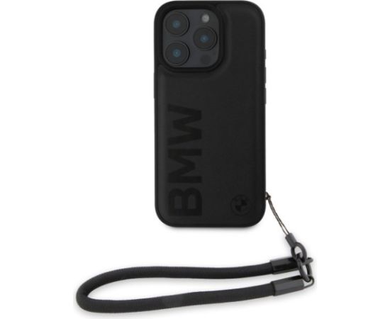 BMW Leather Signature and Strap Case Чехол Для Apple iPhone 16 Pro Max