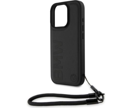 BMW Leather Signature and Strap Case Чехол Для Apple iPhone 16 Pro Max