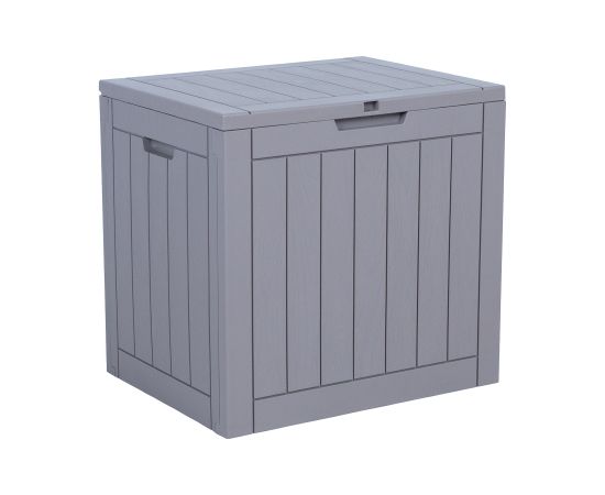 Storage box PORTOLA 56x43xH53cm/118L, grey plastic