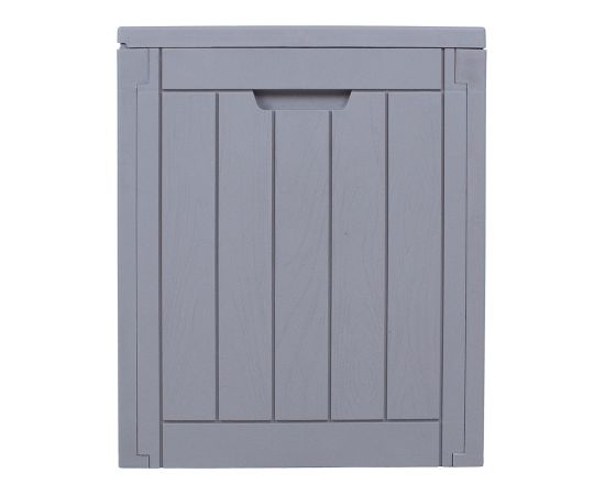 Storage box PORTOLA 56x43xH53cm/118L, grey plastic