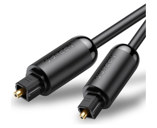 UGREEN AV122 Toslink audio optiskais kabelis, alumīnija pīts, 1 m (melns)