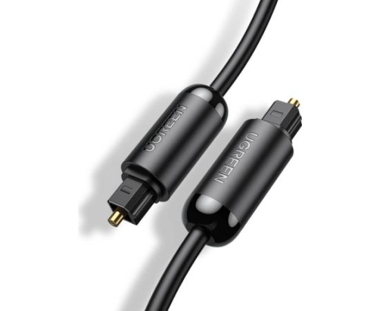 UGREEN AV122 Toslink audio optiskais kabelis, alumīnija pīts, 1 m (melns)