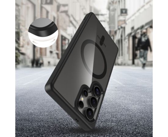 TECH-PROTECT MAGMAT MAGSAFE GALAXY S25 ULTRA черный | прозрачный