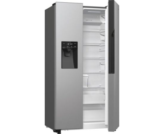 Gorenje NRR9185ESXL side-by-side refrigerator Freestanding 550 L E Silver