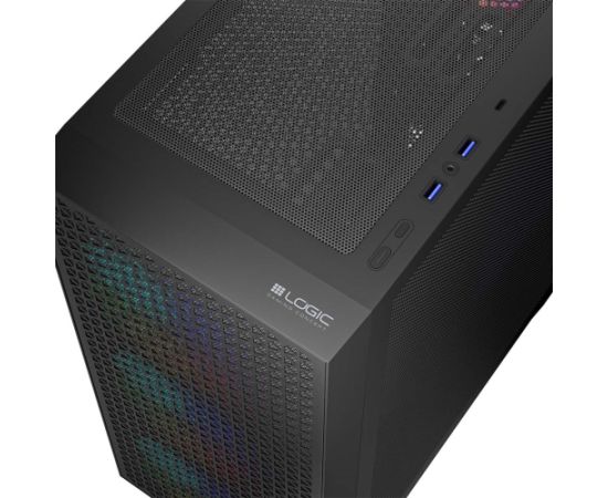Logic 3 Logic DART PRO ARGB MIDI USB-C PC Case Black