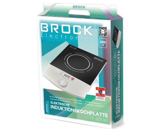 Indukcijas plīts BROCK HP 3201 WH 2000W