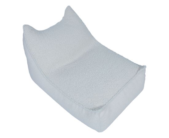 Bean bag LARRY CAT 100x70x30/56cm, natural white