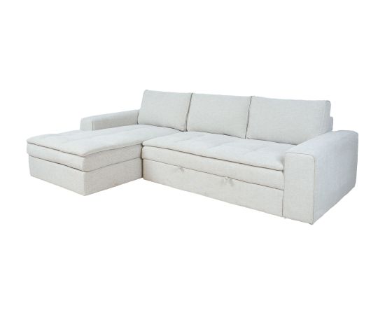 Corner sofa bed KAJA LC, beige