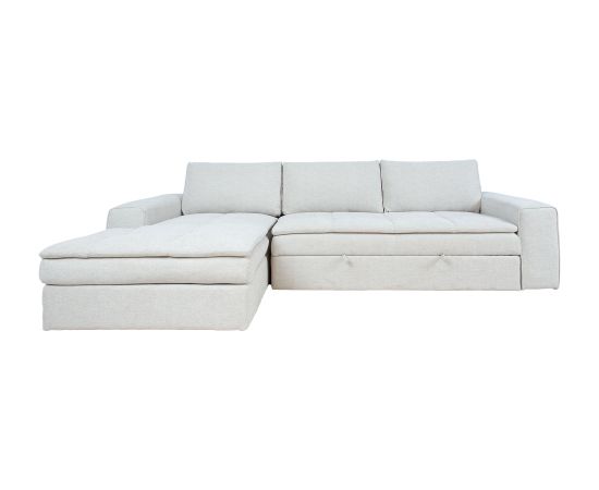 Corner sofa bed KAJA LC, beige