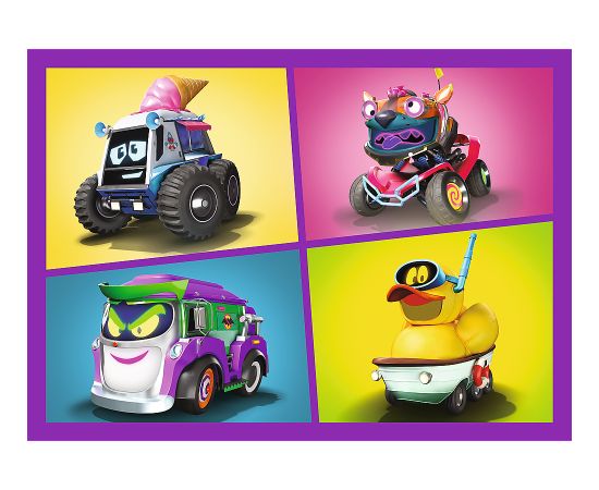 TREFL BATWHEELS Pužļu komplekts 4 in 1
