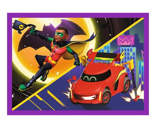 TREFL BATWHEELS Pužļu komplekts 4 in 1