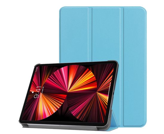 iLike Galaxy Tab S6 Lite 10.4 P610 Tri-Fold Eco-Leather Stand Case  Sky Blue